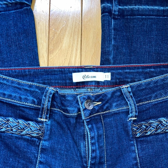 Cello Jeans, NWOT Flared Dark Wash Size:11 - Picture 4 of 6
